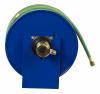 COX Reels 112W-1-100 Welding Hand Crank Hose Reel: 1/4" I.D., 100' twin oxy-acetylene welding hose, 200 PSI