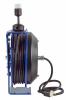 COX Reels EZ-PC13-5012-A Safety Series Spring Rewind Power Cord Reel: Single Industrial Receptacle, 50' cord, 12 AWG