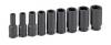 Grey Pneumatic 1209DG 3/8" Drive 9 Pc. Deep Magnetic Impact Socket Set