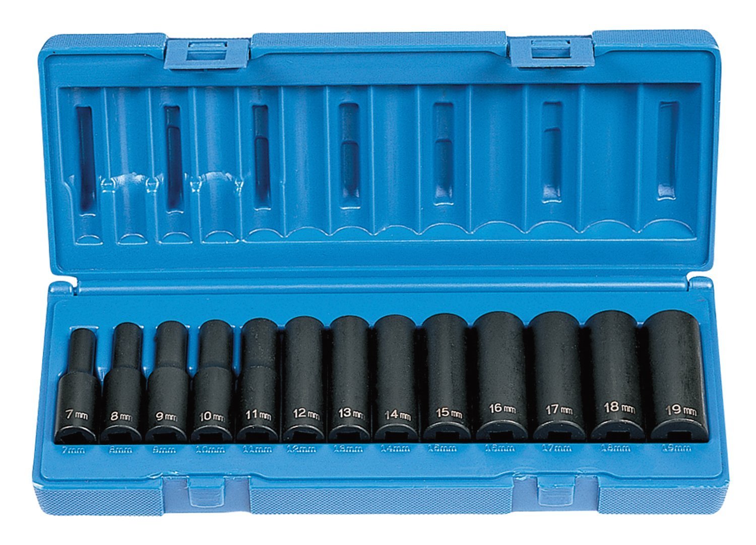 Grey Pneumatic 1213MD 3/8" Drive 13 Piece Deep Metric Set Air Tools