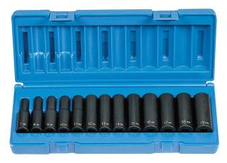 3/8" Drive 13 Piece Deep Metric Set