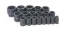 Grey Pneumatic 1319 1/2" Drive 19 Pc. Standard Length Fract. Master Set