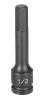 Grey Pneumatic 29064M 1/2" Drive x 6mm Hex Driver 4" Length (100mm)