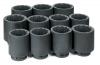 Grey Pneumatic 9111D 1" Dr. 11 Pc. Deep Fractional Set 3-1/8" to 4-1/2"-12 Point