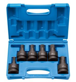 1" Drive 6 Piece Hex Driver Metric Set