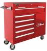 Homak RD04041062 41" H2PRO Series 6-Drawer Rolling Cabinet, Red