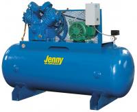 Jenny U10B-120-230/3 10 HP, 120 Gallon, Two-Stage Air Compressor 230V 3-Phase
