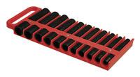 Lisle 40900 1/2" Magnetic Socket Holder Red