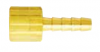 Milton 605-2 1/4" F. Solid End, 3/8" ID Hose