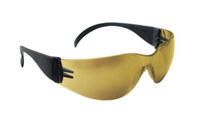 NSX Standard Clear Safety Glasses, Gold Mirror Lens