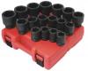 Sunex 4683 3/4" Dr 17-Pc HD SAE Socket Set