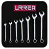 Urrea Professional Tools 1200H Fractional Combination Wrench Set 3/8" - 3/4", 12 Pt