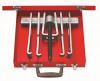 Urrea Professional Tools 4234B 12 Pc Straight Jaw Puller  10 Ton  Metal Cas