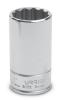 Urrea Professional Tools 5026 SAE Long Socket, 3/8 Drive, 12-Point, 13/16