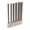 Urrea Professional Tools 54416L 1/2 In Dr Long Fractional Hex Tip Chrome Sockets