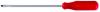 Urrea Professional Tools 9631R 3 In Lg  Round Shank Red Handle Screwdriver