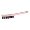 Weiler 36620 Curved Handle Scratch Brush, Stainless Steel