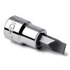 Wright Tool 2263 1/4" Dr x 23/64" Slotted Screwdriver Bit Socket