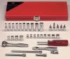 Wright Tool 236 1/4" Dr., 35 Pc., 6, 8, 12 Pt Std., 6 & 12 Pt Deep