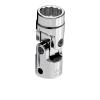 Wright Tool 2714 1/4" Dr x 7/16" Flex Socket, 12 Pt