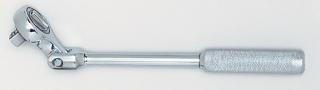 1/2" Dr. 18" Long Flex Head Knurled Grip-Double Pawl Ratchet