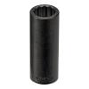 Wright Tool 4996 1/2" Dr x 1-7/16" Impact Socket, 12 Pt, Deep