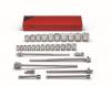 Wright Tool 631 3/4" Dr Socket Set, 12 Pt, 7/8" - 2-3/8", 31 Pc