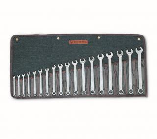 Combination Wrench Set, 7mm - 24mm, 18 Pc
