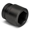 Wright Tool 88120 1" Dr x 3-3/4" Impact Socket, 6 Pt, Standard