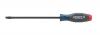 Wright Tool 9153 Slotted Screwdriver, Cushion Grip, 1/4" Tip, 6" Blade Length, Round Shank