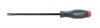 Wright Tool 9172 Slotted Screwdriver, Cushion Grip, 1/4" Tip, 4" Blade Length, Square Shank
