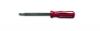 Wright Tool 9181 2-in-1 Pocket Screwdriver, 3/16" x #1 Tips