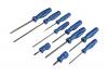 Wright Tool 9476 Phillips & Slotted Screwdriver Set, 10 Pcs, #1 - #3, 3/16" - 3/8"